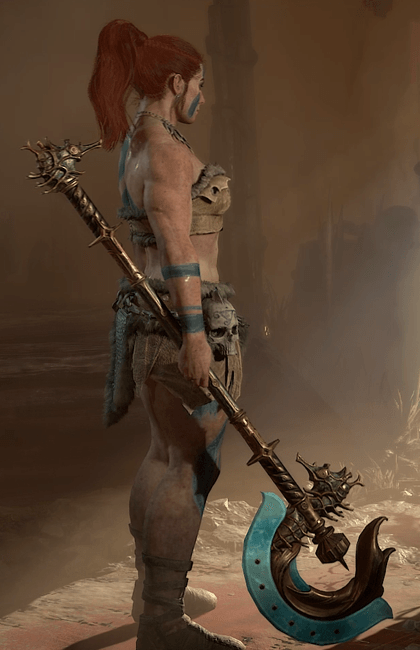 Diablo 4 - Parashu Two-Handed Axe Weapon Transmog