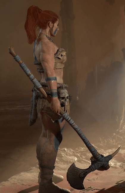 Diablo 4 - Sargaris Two-Handed Axe Weapon Transmog