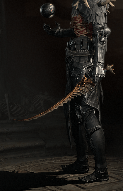 Diablo 4 - Royal Boneblade One-Handed Sword Weapon Transmog