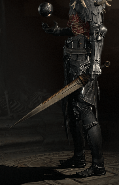 Diablo 4 - Falchion One-Handed Sword Weapon Transmog