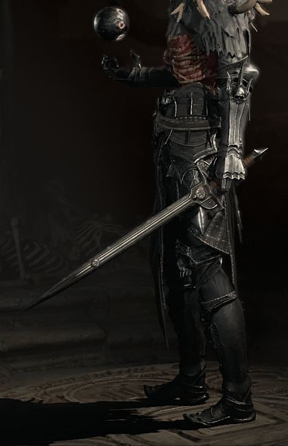 Diablo 4 - Doomblade One-Handed Sword Weapon Transmog