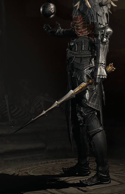 Diablo 4 - Barbed Sword One-Handed Sword Weapon Transmog