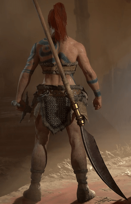 Diablo 4 - Javelin Polearm Weapon Transmog