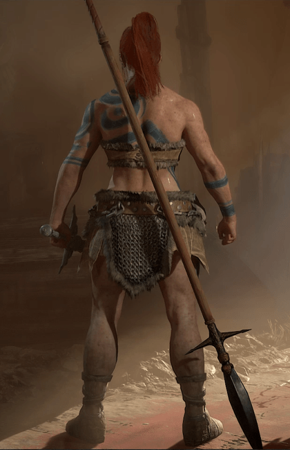 Diablo 4 - Impaler Polearm Weapon Transmog