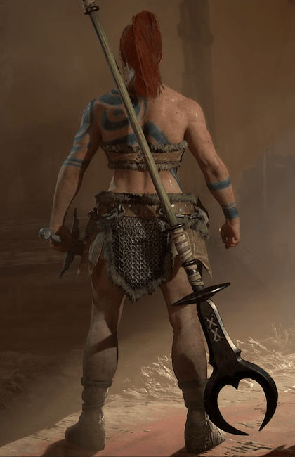 Diablo 4 - Glaive Polearm Weapon Transmog
