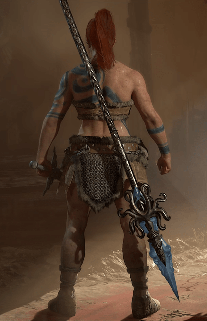 Diablo 4 - Cryptic Partizan Polearm Weapon Transmog