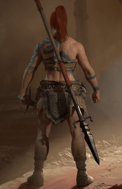 Diablo 4 - Poleaxe Polearm Weapon Transmog