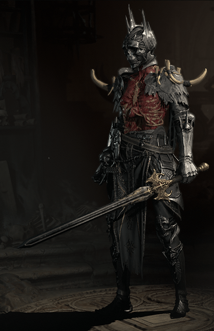 Diablo 4 - Gothic Blade Two-Handed Sword Weapon Transmog