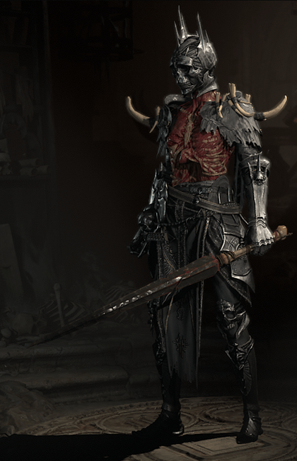 Diablo 4 - Flamberge Two-Handed Sword Weapon Transmog
