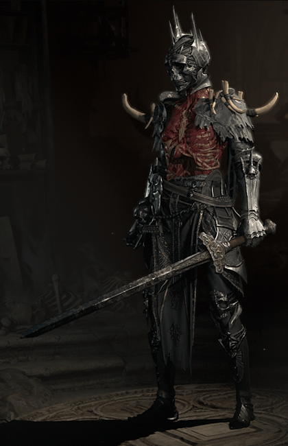 Diablo 4 - Flamberge Two-Handed Sword Weapon Transmog