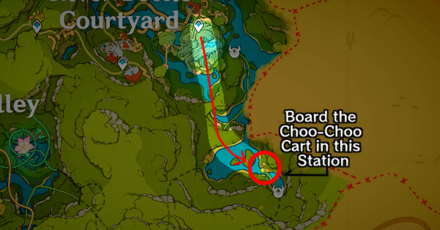 Genshin Impact Capturing Light and Shadow - Location Map 1