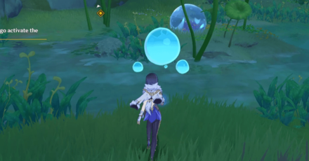 Genshin Impact - Find and Follow the Hydro Eidolon