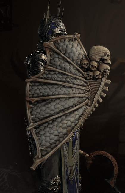 Diablo 4 - Bonescale Shield Shield Weapon Transmog