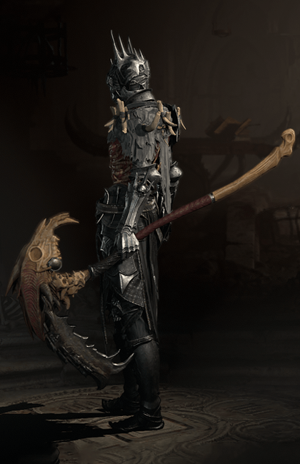 Diablo 4 - Dragon Spine Two-Handed Scythe Weapon Transmog