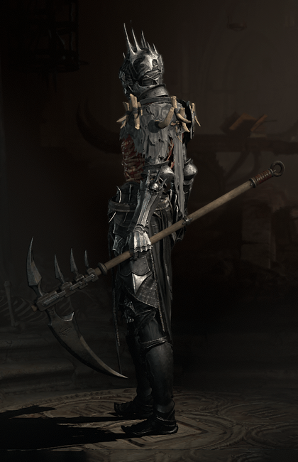 Diablo 4 - Silver Gouger Two-Handed Scythe Weapon Transmog