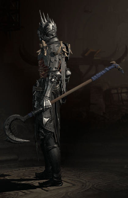Diablo 4 - The End Two-Handed Scythe Weapon Transmog