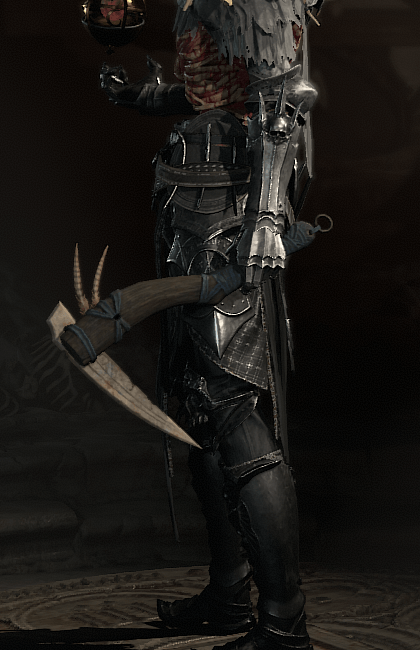 Diablo 4 - War Sickle One-Handed Scythe Weapon Transmog