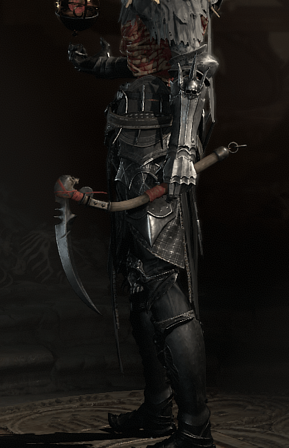 Diablo 4 - Greater Scythe One-Handed Scythe Weapon Transmog