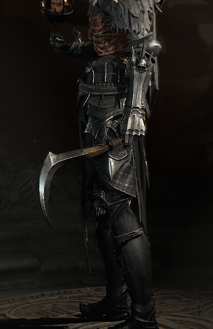 Diablo 4 - Flesh Sever One-Handed Scythe Weapon Transmog