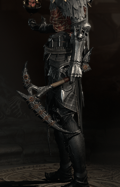 Diablo 4 - Stone Scythe One-Handed Scythe Weapon Transmog