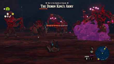 ZeldaTears of the Kingdom TOTK - Fighting the Demon King