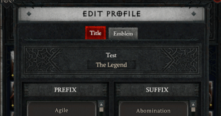 Diablo IV - Echo of Hatred Title Reward