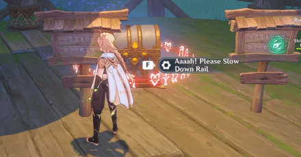 Genshin - How to Complete “Aaaah! Please Slow Down Rail”