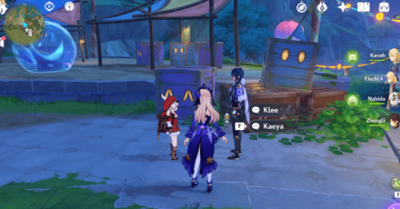 Genshin - Character Location Summer Event Day 1 - Klee and Kaeya