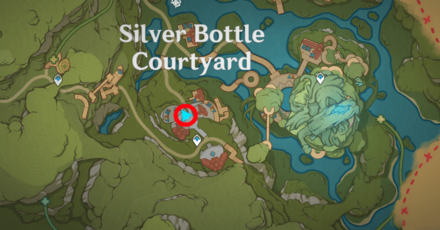 Genshin - Character Location Summer Event Day 1 - Klee and Kaeya Map