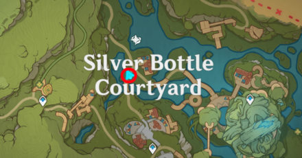 Genshin - Character Location Summer Event Day 1 - Kokomi Map