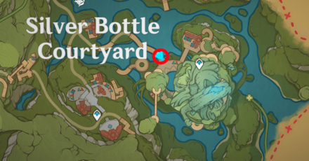 Genshin - Character Location Summer Event Day 1 - Idyia Map