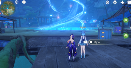Genshin - Character Location Summer Event Day 1 - Idyia