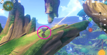 Genshin - How to Get to the Luxurious Chest in the Silver Bottle Courtyard Step 4