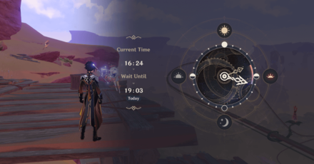 Genshin Impact - Change to Night Time