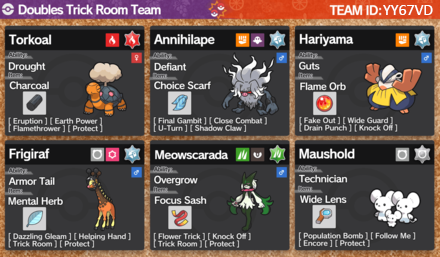 Pokemon Scarlet and Violet - Doubles Trick Room Team.png
