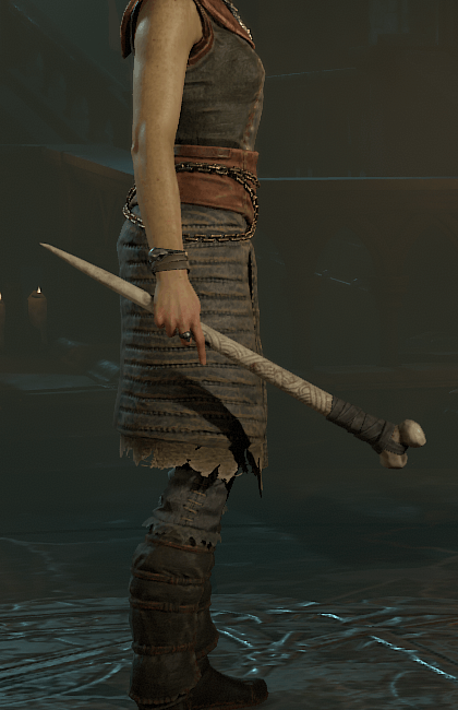 Diablo 4 - Petrified Wand Wand Weapon Transmog