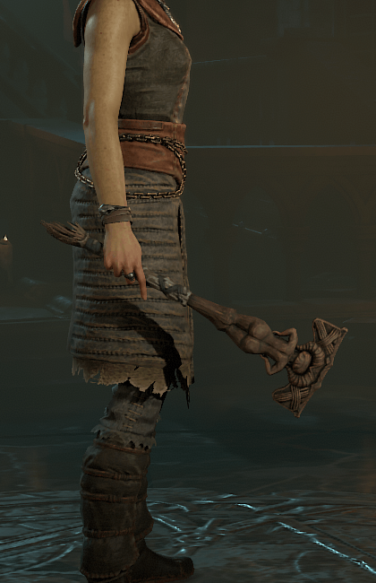 Diablo 4 - Iron Wand Wand Weapon Transmog