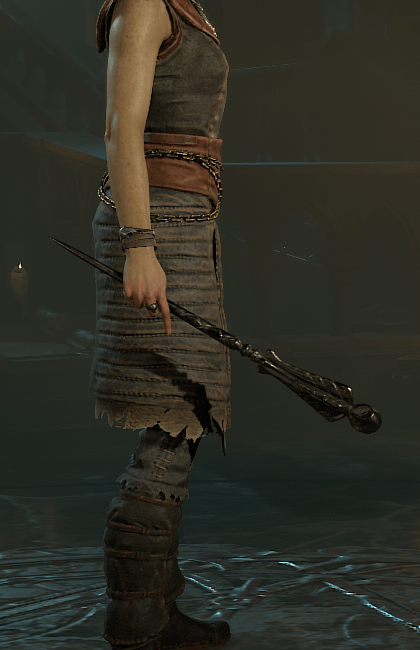 Diablo 4 - Steel Wand Wand Weapon Transmog