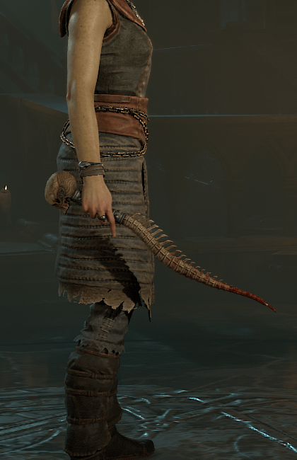 Diablo 4 - Spinal Wand Wand Weapon Transmog
