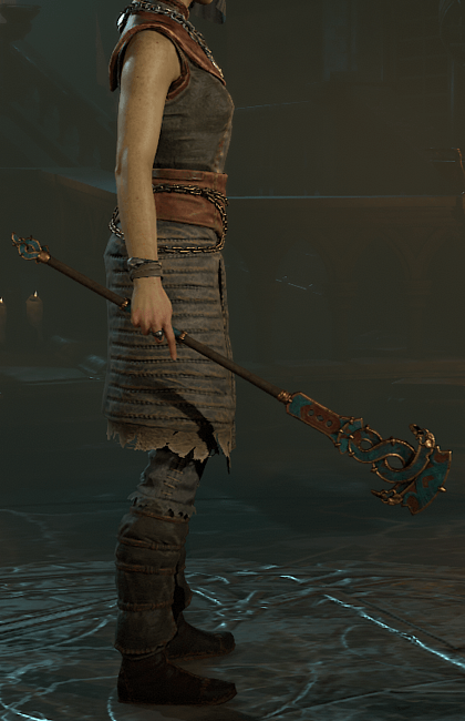 Diablo 4 - Serpentine Wand Wand Weapon Transmog