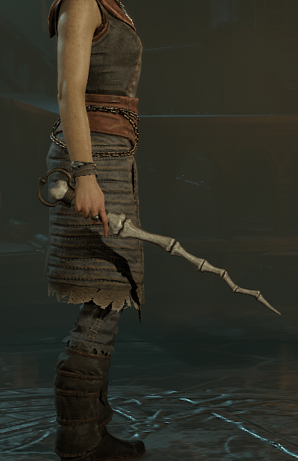 Diablo 4 - Rattling Bones Wand Weapon Transmog
