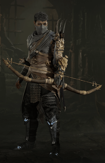 Diablo 4 - Simple Bow Bow Weapon Transmog