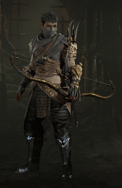 Diablo 4 - Weathered Bow Bow Weapon Transmog