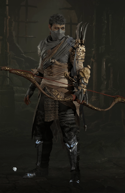 Diablo 4 - Iron Recurve Bow Weapon Transmog