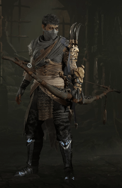 Diablo 4 - Makeshift Bow Bow Weapon Transmog