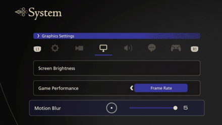 FF16 - Motion Blur Strength Settings