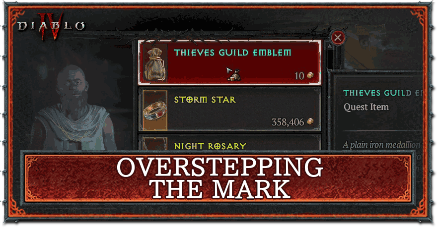 Diablo 4 - Overstepping the Mark Top Banner