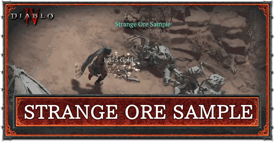 Diablo 4 - Strange Ore Sample Top Banner