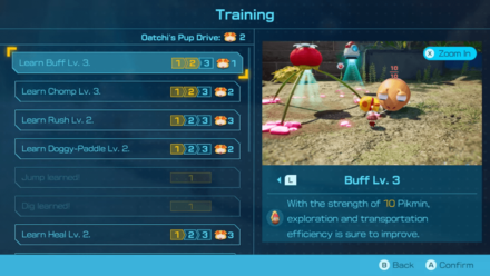 Pikmin 4 - Oatchi Training