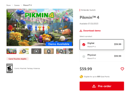 Pikmin 4 - Digital Edition